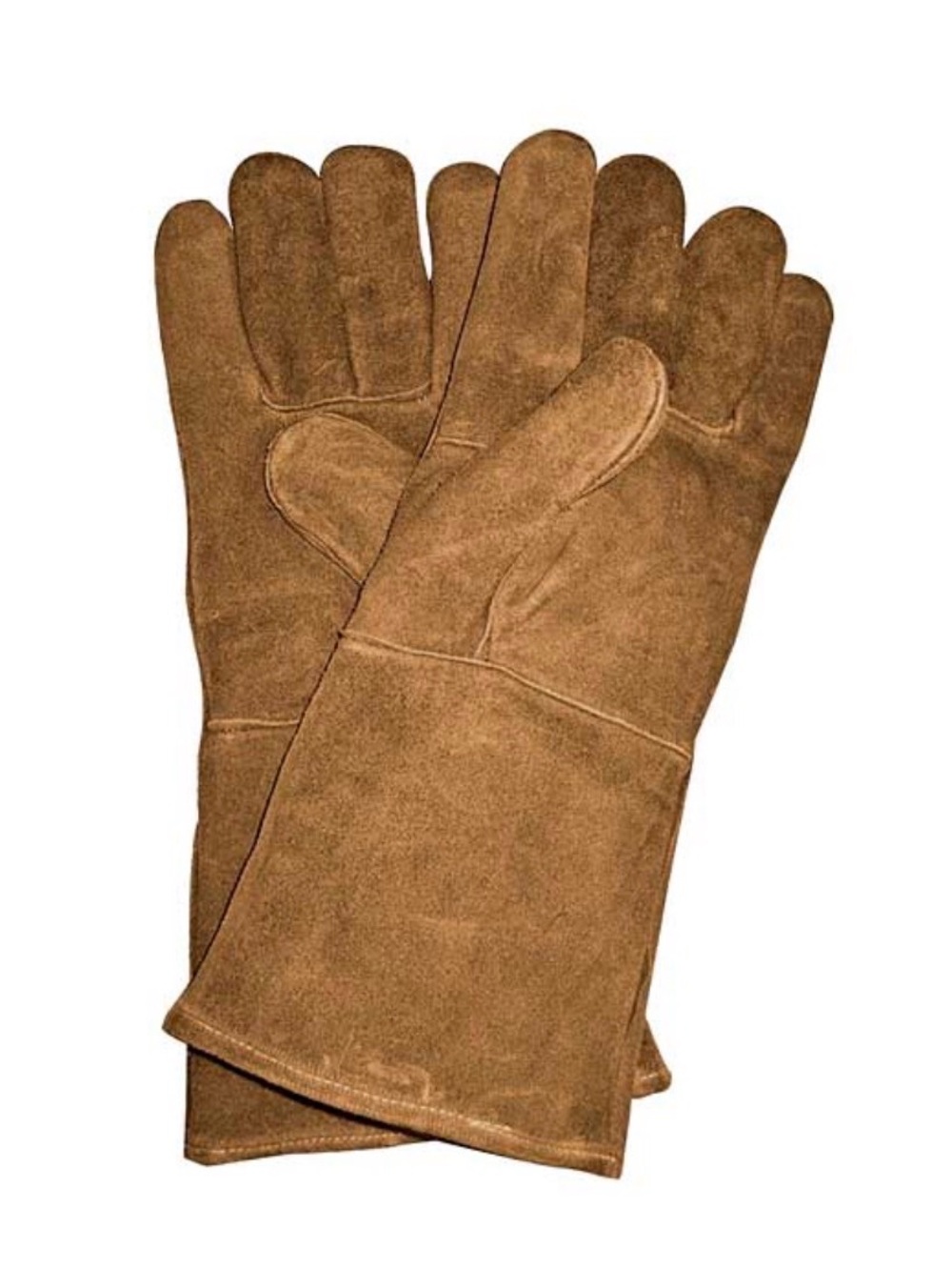 Men's Brown Suede Work Gloves - Unbranded